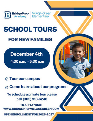 School Tours for New Families-